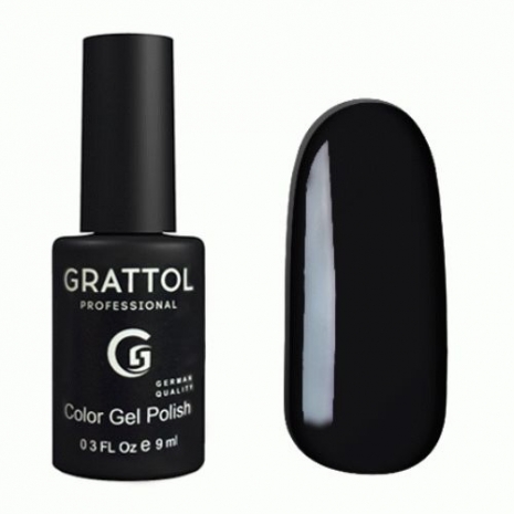 Гель-лак Grattol GTC002 Black, 9мл