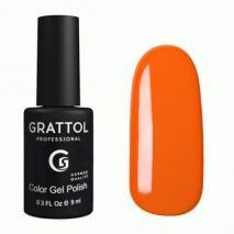 Гель-лак Grattol GTC029 Orange Red, 9мл