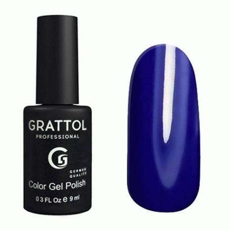 Гель-лак Grattol GTC096 Ultra Blue, 9мл