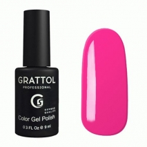 Гель-лак Grattol GTC128 Hot Pink, 9мл