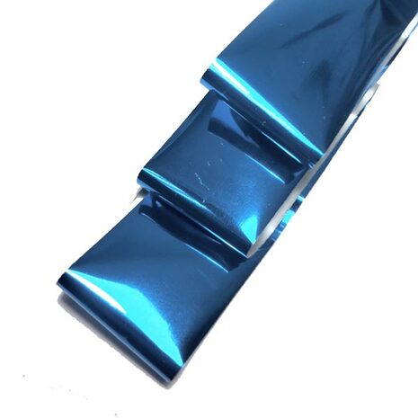 Фольга для литья глянцевая "Синяя" 50см (ширина 23мм)
