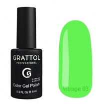 Гель-лак витражный Grattol Color Gel Polish Vitrage 03, 9 мл