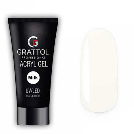 Акрил-гель Grattol Acryl Gel 11 Milk, 30мл