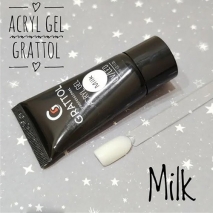 Акрил-гель Grattol Acryl Gel Milk, 30мл