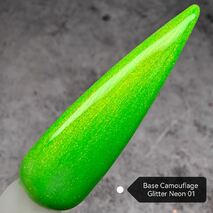 Grattol Rubber Base Glitter Neon 01