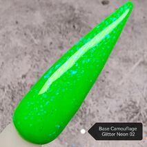 Grattol Rubber Base Glitter Neon 02