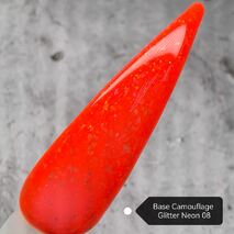 Grattol Rubber Base Glitter Neon 08