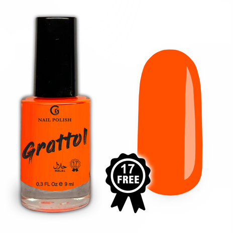 Лак для ногтей Grattol Color Nail Polish Maniac Orange