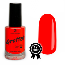 Лак для ногтей Grattol Color Nail Polish Wild Red