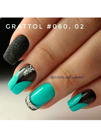 Гель-лак Grattol GTC060 Turquoise, 9мл