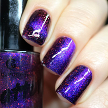 Лак для ногтей  Grattol Color Nail Polish Glitter Maleficent 9ml