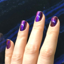 Лак для ногтей  Grattol Color Nail Polish Glitter Maleficent 9ml