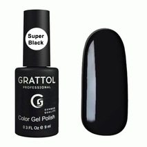 Гель-лак Grattol GTСSB Super Black, 9мл