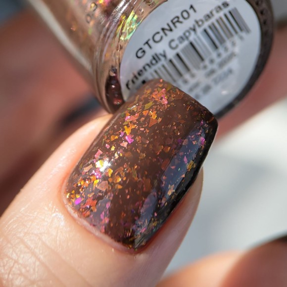 Лак для ногтей Grattol Color Nail Polish Friendly Capybaras 9ml Лак для ногтей Grattol Color Nail Polish Friendly Capybaras 9ml