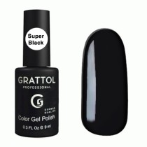 Гель-лак Grattol GTСSB Super Black, 9мл