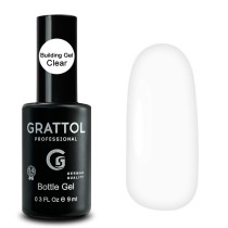 ( 9мл ) Гель для наращивания во флаконе с кистью Grattol Gel Bottle Clear ( 9мл ) Гель для наращивания во флаконе с кистью Grattol Gel Bottle Clear