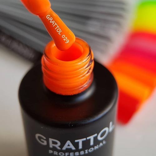 Гель-лак Grattol GTC029 Orange Red, 9мл Гель-лак Grattol GTC029 Orange Red, 9мл
