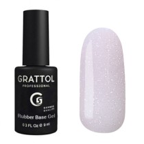 Glitter 03  9ml Каучуковая база для гель-лака Grattol Rubber Base Glitter No Hema Glitter 03  9ml Каучуковая база для гель-лака Grattol Rubber Base Glitter No Hema