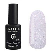 Glitter 04  9ml Каучуковая база для гель-лака Grattol Rubber Base Glitter No Hema Glitter 04  9ml Каучуковая база для гель-лака Grattol Rubber Base Glitter No Hema