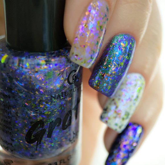 Лак для ногтей  Grattol Color Nail Polish Confetti Stardrop