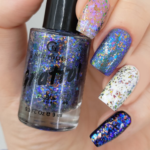 Лак для ногтей  Grattol Color Nail Polish Confetti Stardrop
