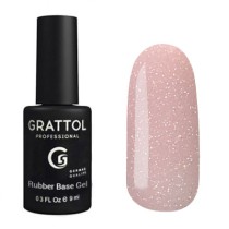 Glitter 06  9ml Каучуковая база для гель-лака Grattol Rubber Base Glitter No Hema Glitter 06  9ml Каучуковая база для гель-лака Grattol Rubber Base Glitter No Hema