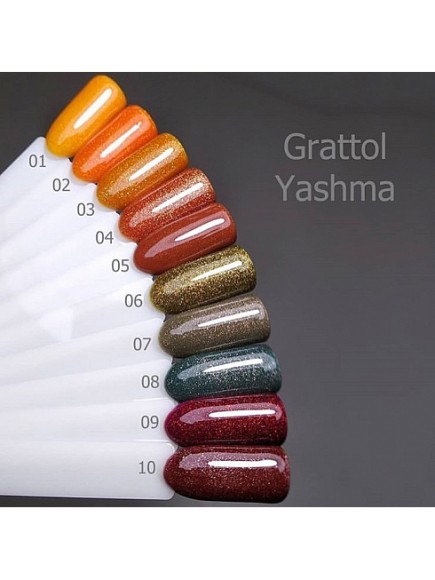 Гель-лак Grattol Yashma 01, 9 мл