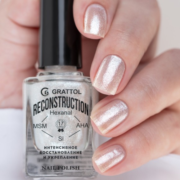 (11 мл) Grattol Reconstruction Лед c усиленной формулой