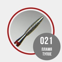 Пламя тупое 021 красное - фреза алмазная 856.104.244.100.021