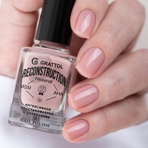 (11 мл) Grattol Reconstruction Розовый нюд c усиленной формулой