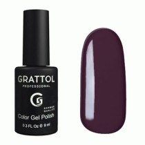 Гель-лак Grattol GTC054 Dark Purple, 9мл Гель-лак Grattol GTC054 Dark Purple, 9мл