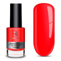 Лак для стемпинга Grattol 05 Red, 6,5 мл Лак для стемпинга Grattol 05 Red, 6,5 мл
