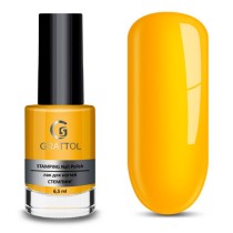 Лак для стемпинга Grattol 06 Yellow, 6,5 мл Лак для стемпинга Grattol 06 Yellow, 6,5 мл