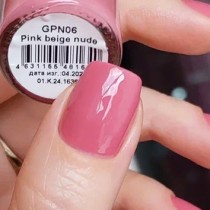 Лак для ногтей Grattol Color Nail Polish Pink beige nude Лак для ногтей Grattol Color Nail Polish Pink beige nude