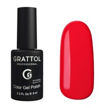 Гель-лак Grattol GTC083 Pure Red, 9мл