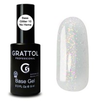 Glitter 10  9ml Каучуковая база для гель-лака Grattol Rubber Base Glitter No Hema Glitter 10  9ml Каучуковая база для гель-лака Grattol Rubber Base Glitter No Hema