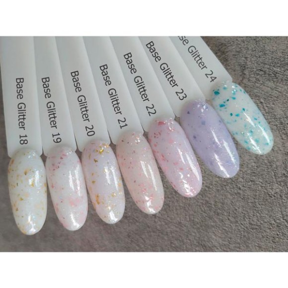 Glitter 22  9ml Каучуковая база для гель-лака Grattol Rubber Base Glitter No Hema Glitter 22  9ml Каучуковая база для гель-лака Grattol Rubber Base Glitter No Hema