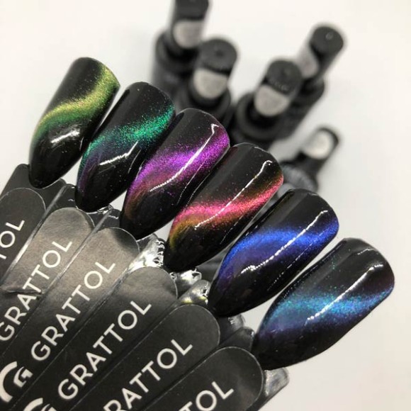 Гель-лак Grattol 9D Cat Eye 06, 9 мл Гель-лак Grattol 9D Cat Eye 06, 9 мл