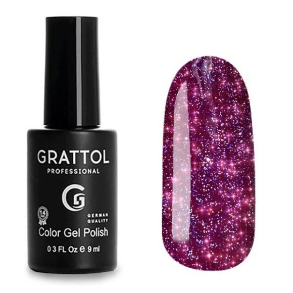Гель-лак Светоотражающий Grattol Color Gel Polish Bright Star 04, 9 мл Гель-лак Светоотражающий Grattol Color Gel Polish Bright Star 04, 9 мл