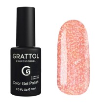 Гель-лак Светоотражающий Grattol Color Gel Polish Bright Light 01, 9 мл