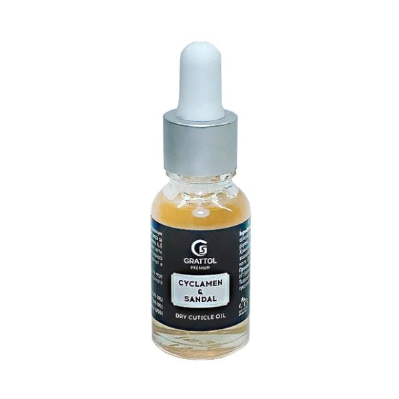 ( 15 мл ) Сухое Масло для кутикулы "Cyclamen & Sandal" Grattol Premium Dry cuticle oil