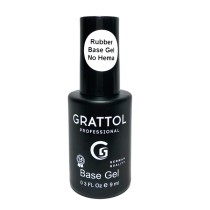 No Hema Rubber Base Gel База Каучуковая для гель-лака Grattol (9 мл)