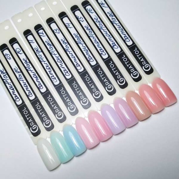 Camouflage 08  9ml Камуфлирующая база для гель-лака Grattol Rubber Base