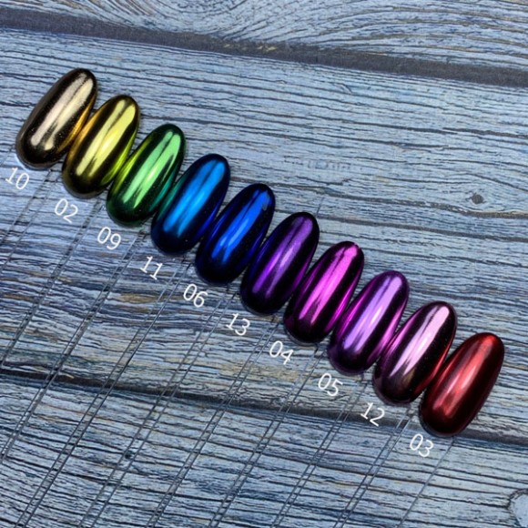 Втирка цветная 9 Light Green, 1,8гр , #9, 20 Втирка цветная 9 Light Green, 1,8гр , #9, 20