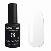 Гель-лак Grattol GTC001 White, 9мл Гель-лак Grattol GTC001 White, 9мл