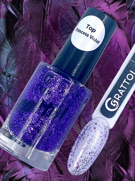 Топ для лака для ногтей Princess Violet Топ для лака для ногтей Princess Violet