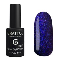 Гель-лак Grattol Хамелеон GTG001 Galaxy Emerald, 9мл