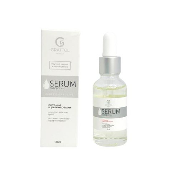 GRATTOL,-сыворотка-PREMIUM-SERUM,-питание-и-регенерация,-30мл GRATTOL,-сыворотка-PREMIUM-SERUM,-питание-и-регенерация,-30мл