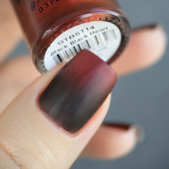 Лак для ногтей Grattol Color Nail Polish Black Black Heart