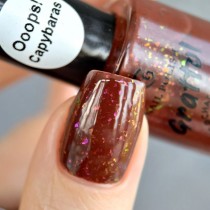 Лак для ногтей Grattol Color Nail Polish Ooops! Capybaras  9ml